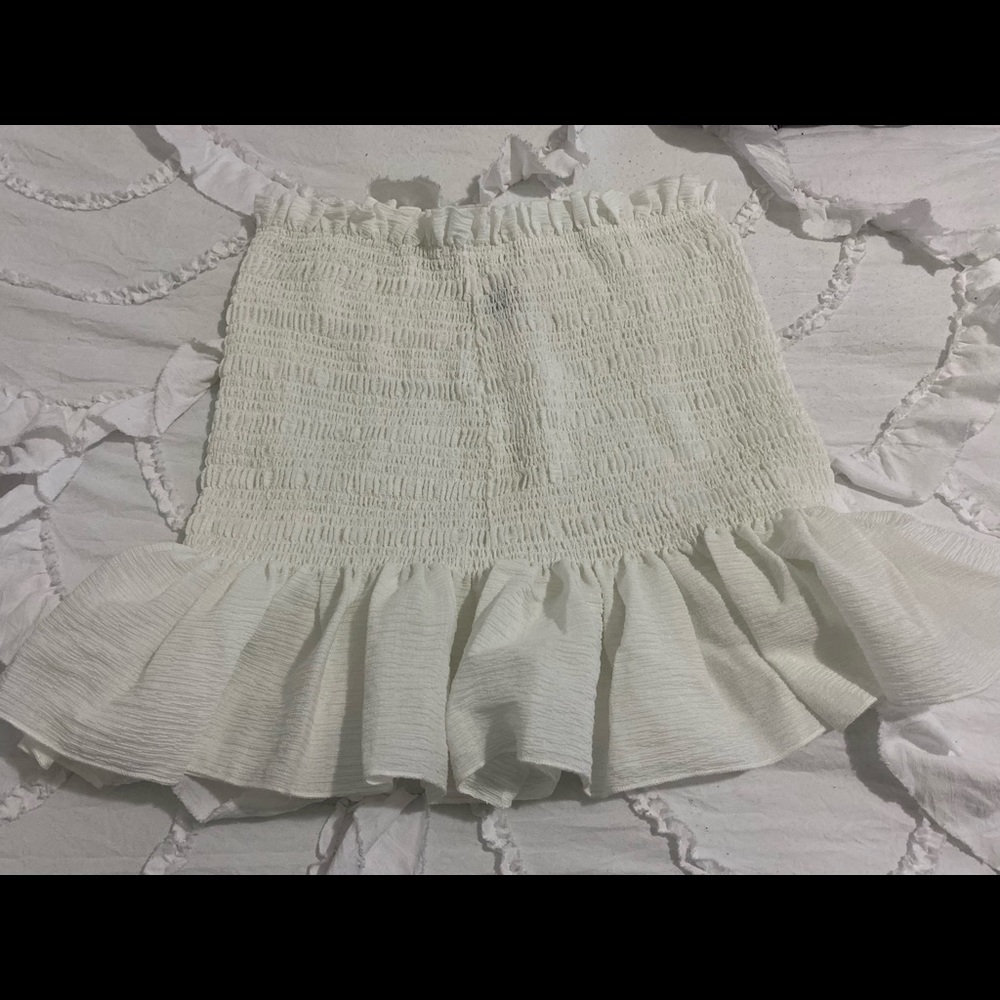 White Stretchy Skirt
